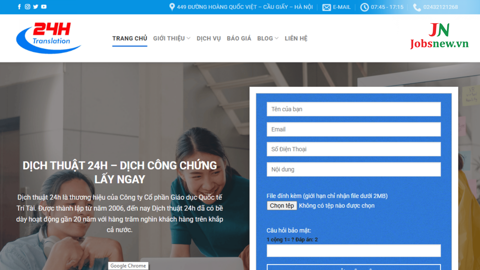 Công ty Dịch thuật 24h