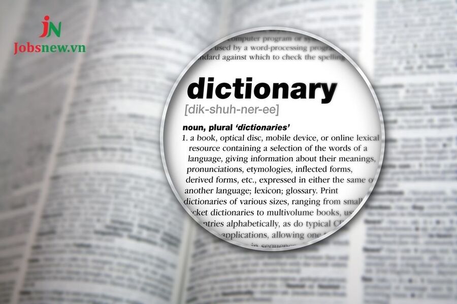 Dịch phiên âm của từ “Dictionary” trong tiếng Anh