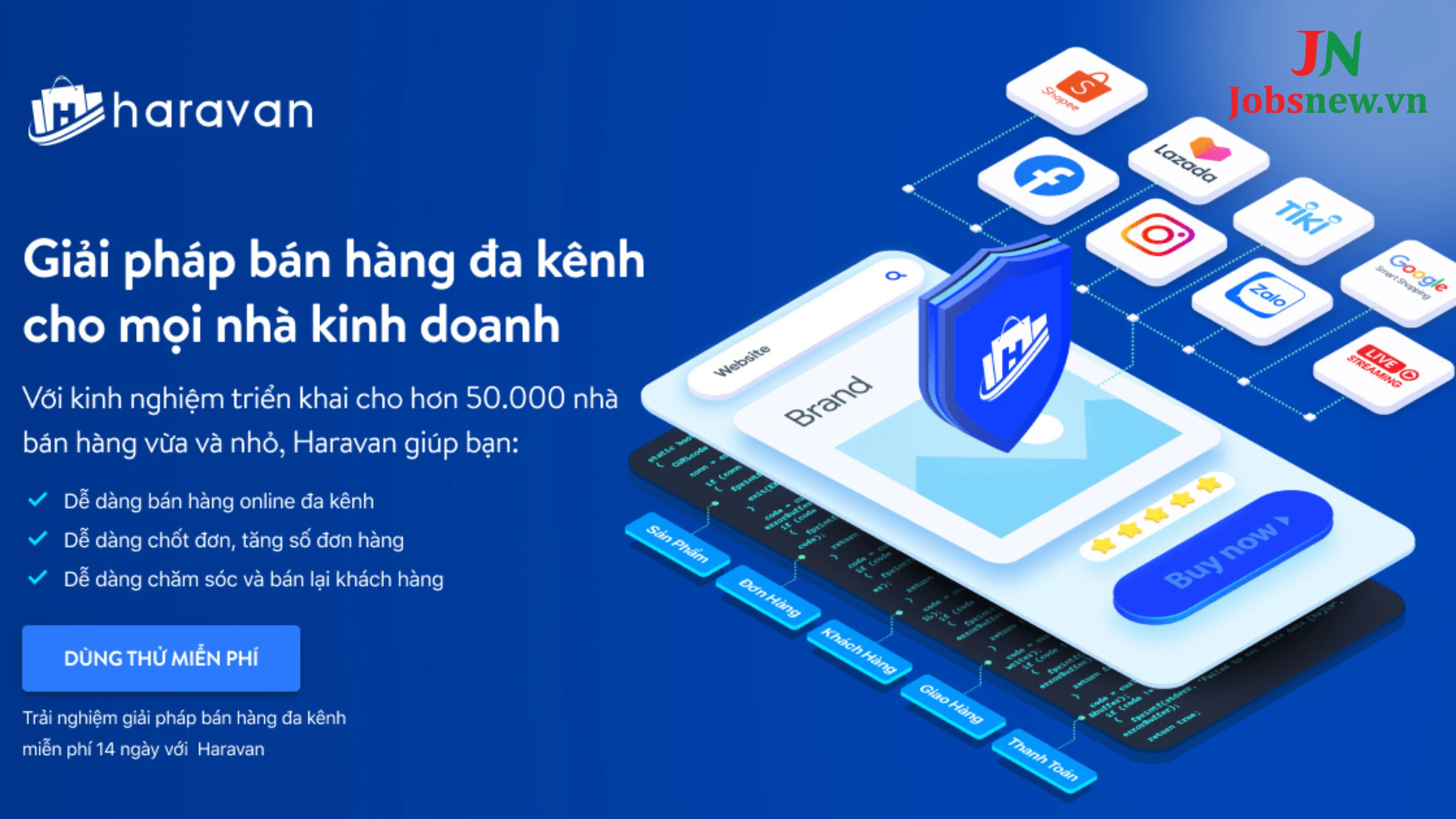 Phần mềm bán hàng Facebook-Haravan