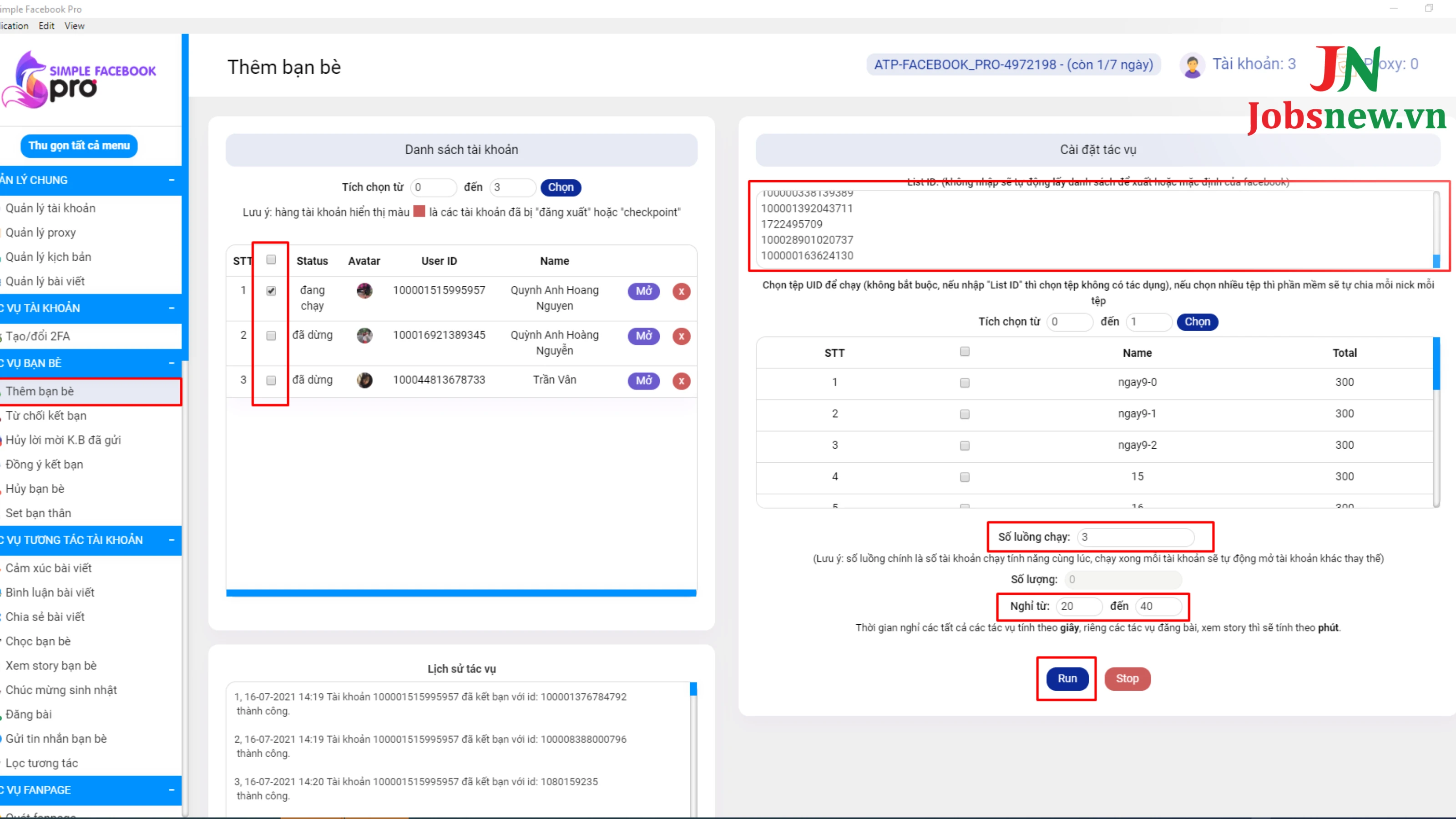 Phần mềm Simple Fcebook