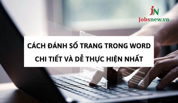 cách đánh số trang trong word