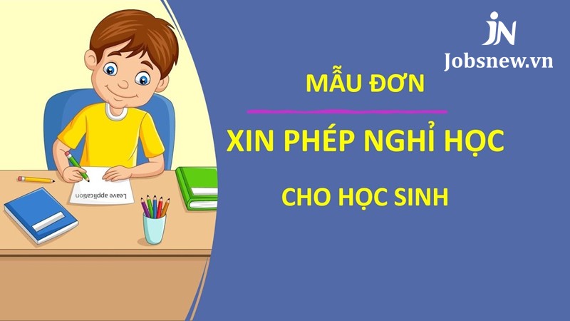 cách viết đơn xin nghỉ học 1 ngày