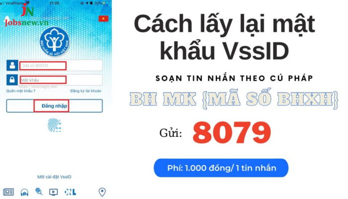 cách lấy lại-mật khẩu VssID