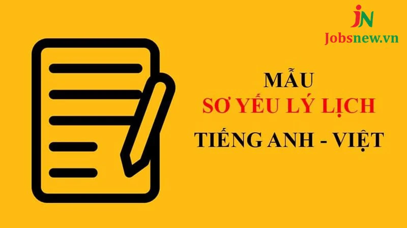 mẫu sơ yếu lý lịch xin việc