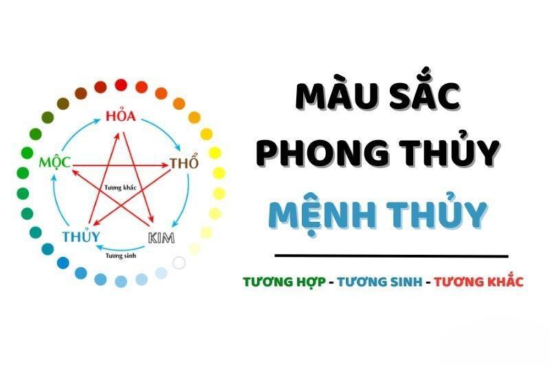 mệnh Thủy hợp màu gì