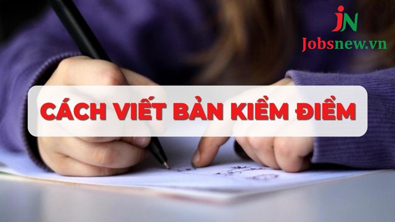 viết bản tự kiểm điểm