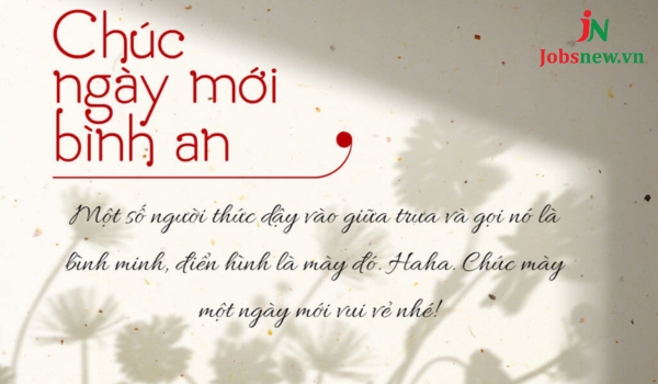 chúc ngày mới tốt lành ngọt ngào 