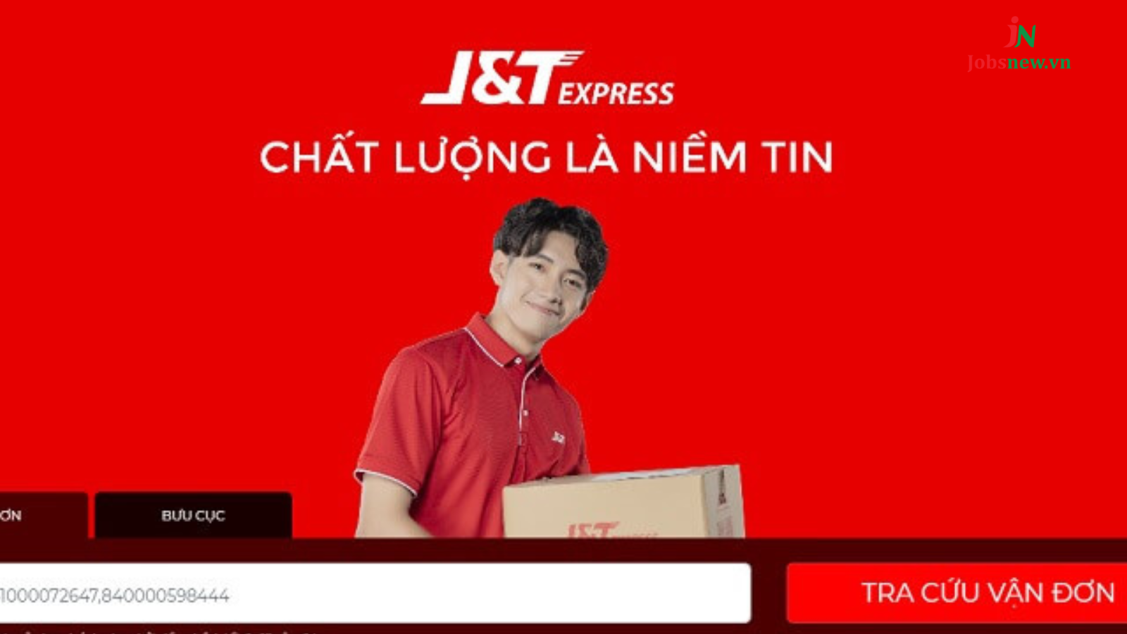 tra cứu mã vận đơn j&t