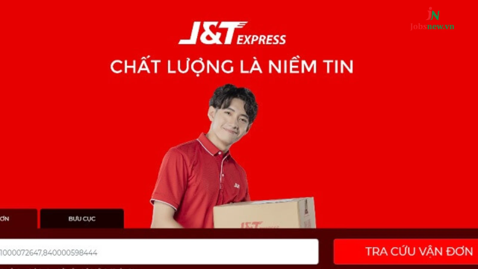 tra cứu mã vận đơn j&t