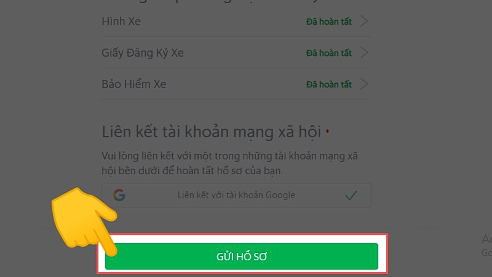 cách đăng ký chạy grab 2 bánh