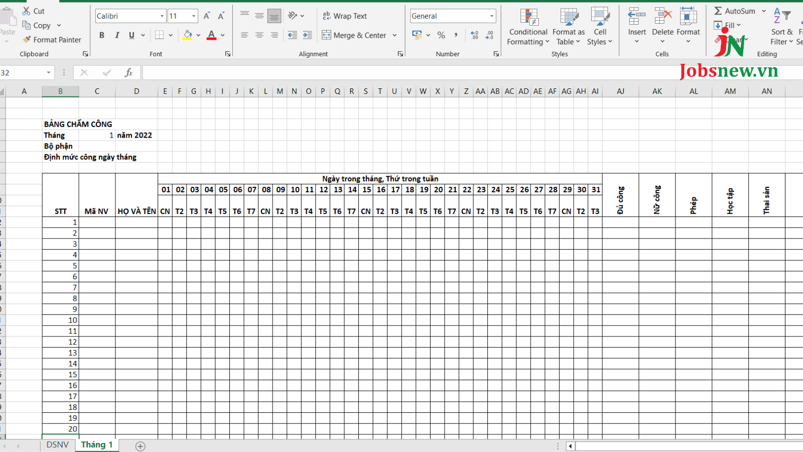 Tao bo cuc cac Sheet 1