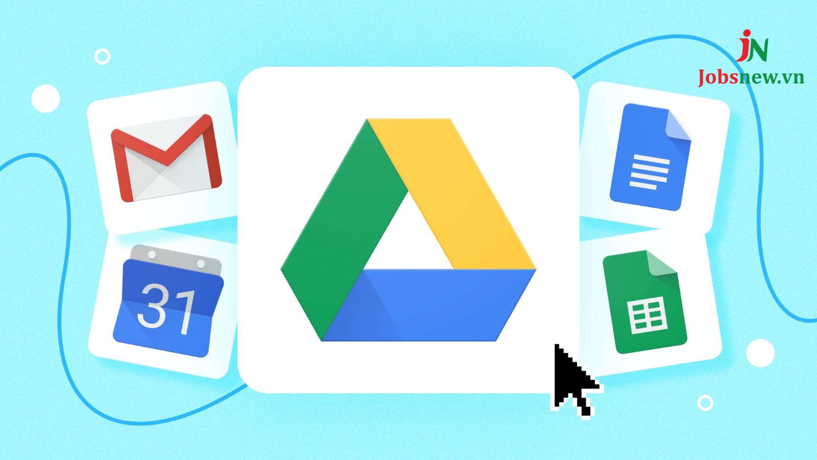 Lưu trữ sơ đồ trên các dịch vụ đám mây như Google Drive