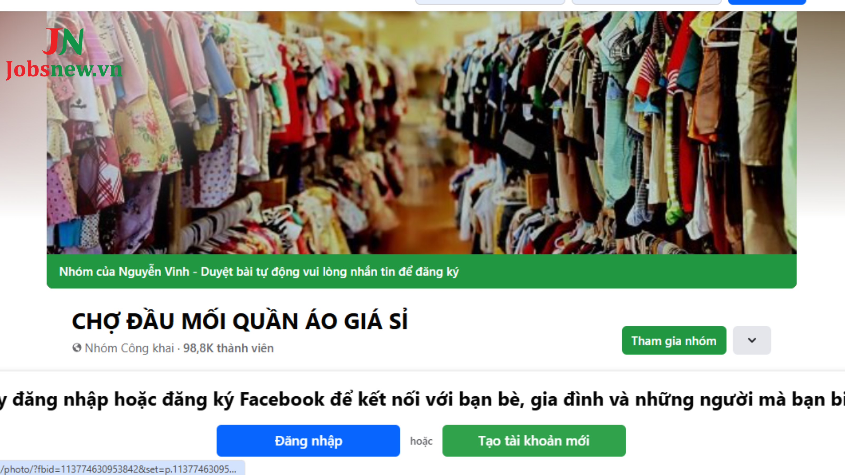 Tìm trên các group bán sỉ trên Facebook, kênh tiếp cận nhanh