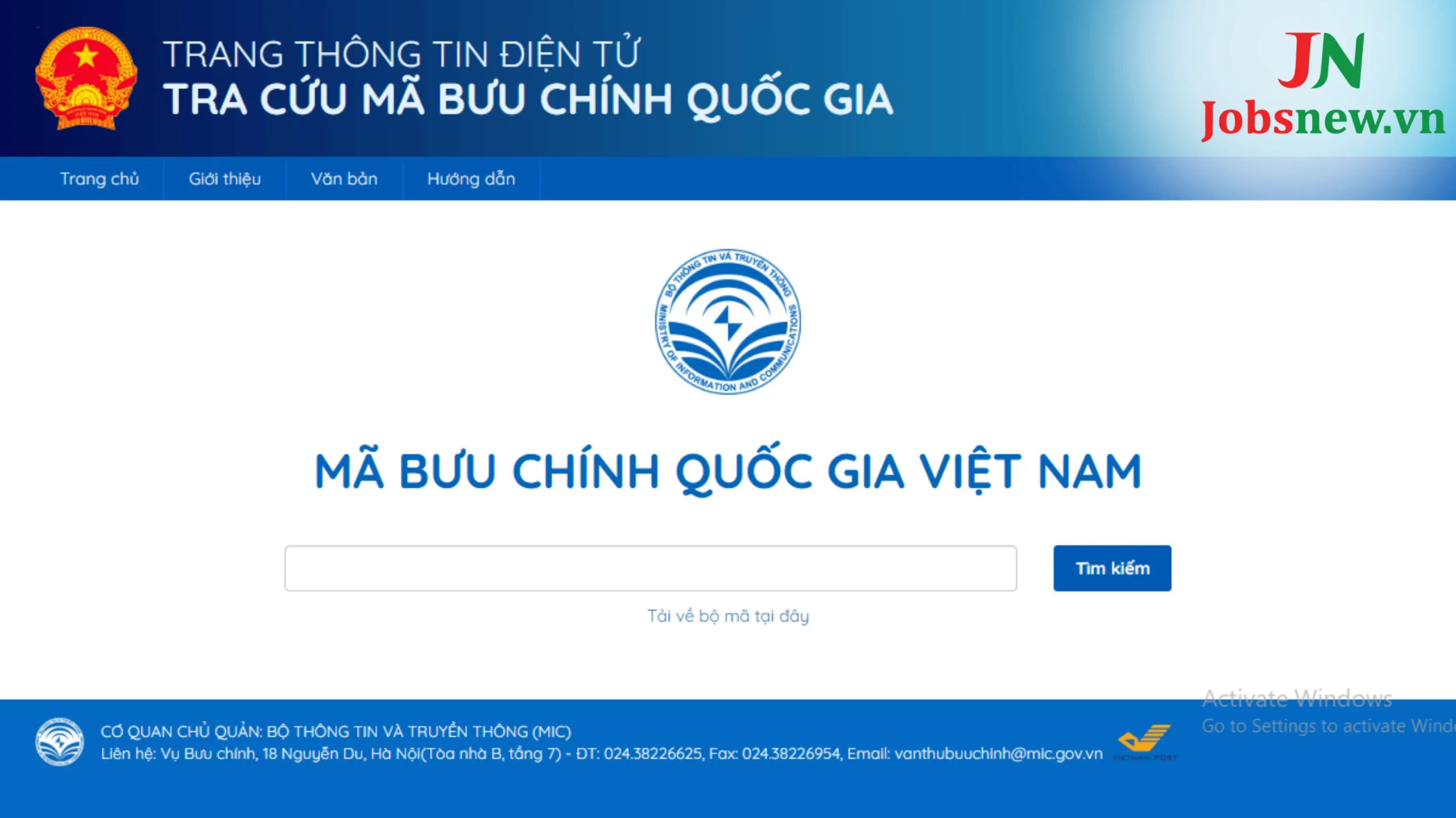 Hướng dẫn chi tiết tra cứu mã bưu chính Cần Thơ