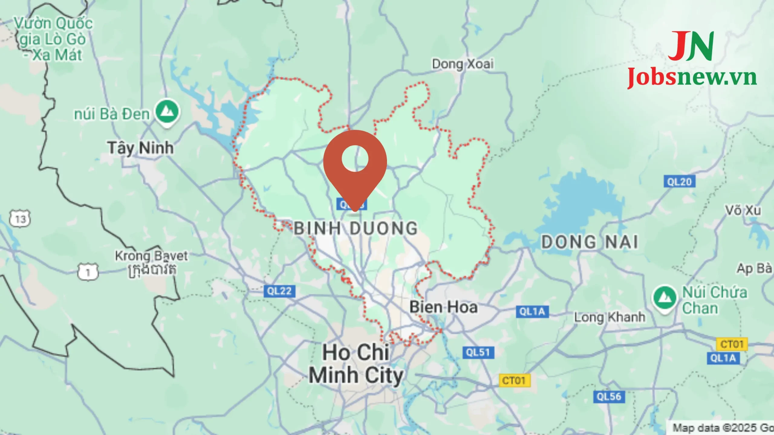 Tổng hợp mã bưu chính (Zip Code) tỉnh Bình Dương