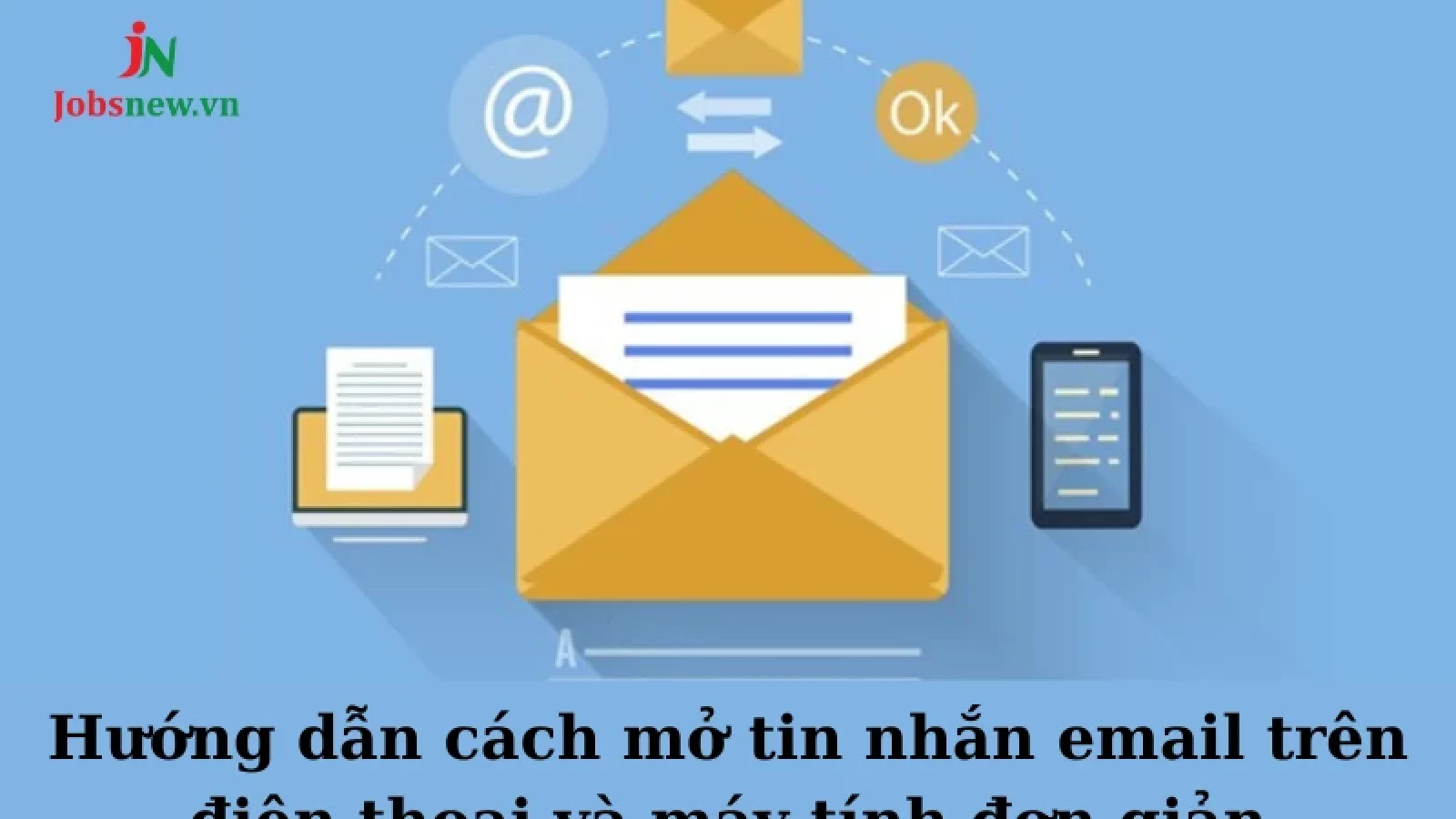 mở email