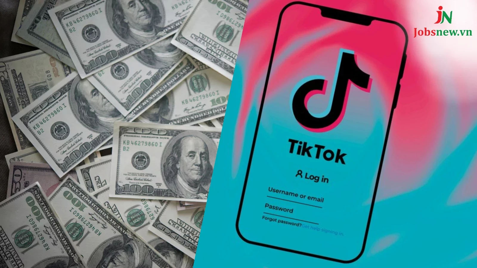 kiếm tiền từ tiktok